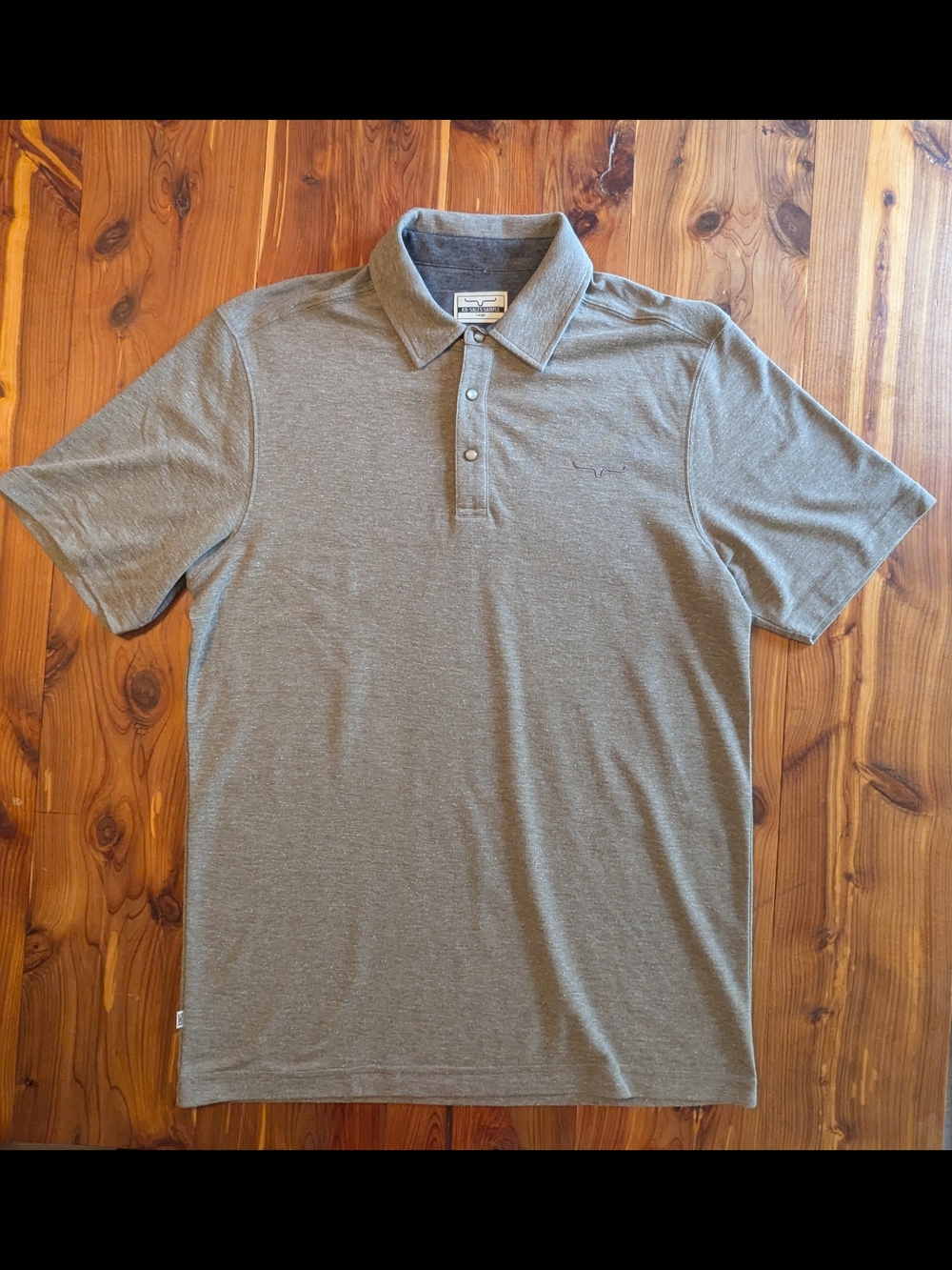 Kimes Ranch Heather Gray Polo Shirt